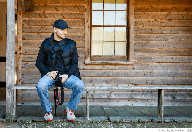 Anthony in the garden